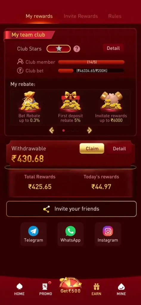 360inr referral bonus invite friends earn money secure login and fast withdrawal